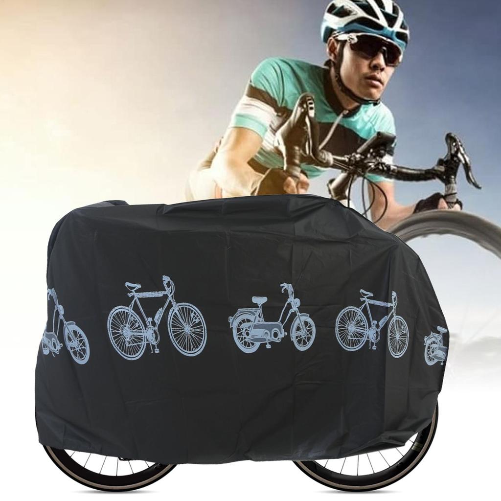 Bike Cover Weatherproof Dustproof UV Protection Cycle Tarp Bicycle Rain Cover for Mountain Road Electric Cycles Cruiser Scooter