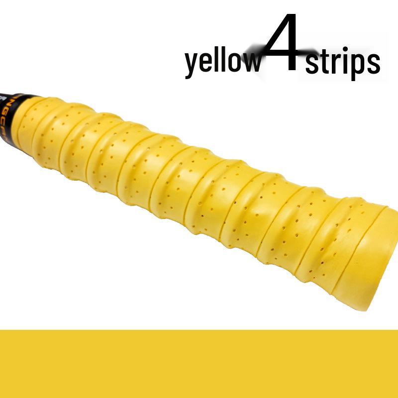 Fangcan Dragon Bone 6-Pack Anti-slip Perforated Badminton Racket Grips with EVA Ridge
