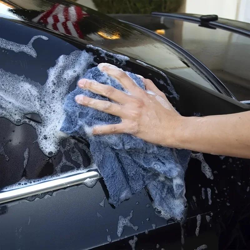 10pcs Extra Thick Microfiber Towel, Super Soft, Absorbent and Quick-drying Towel, Suitable for Car Washing, and Automatic Drying