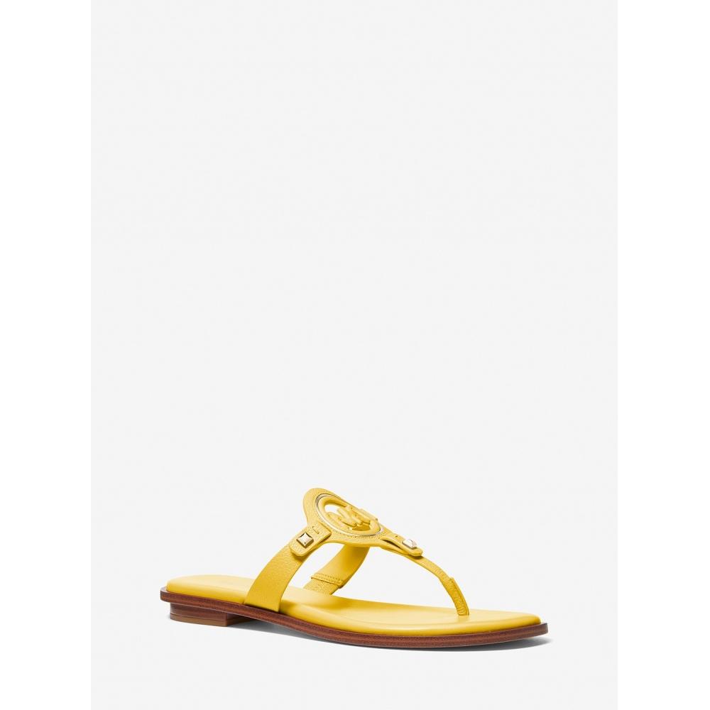 

КОЖАНЫЕ САНДАЛИИ MICHAEL KORS AUBREY 49R4AUFA1L5455 ЗОЛОТО-ЖЕЛТЫЙ