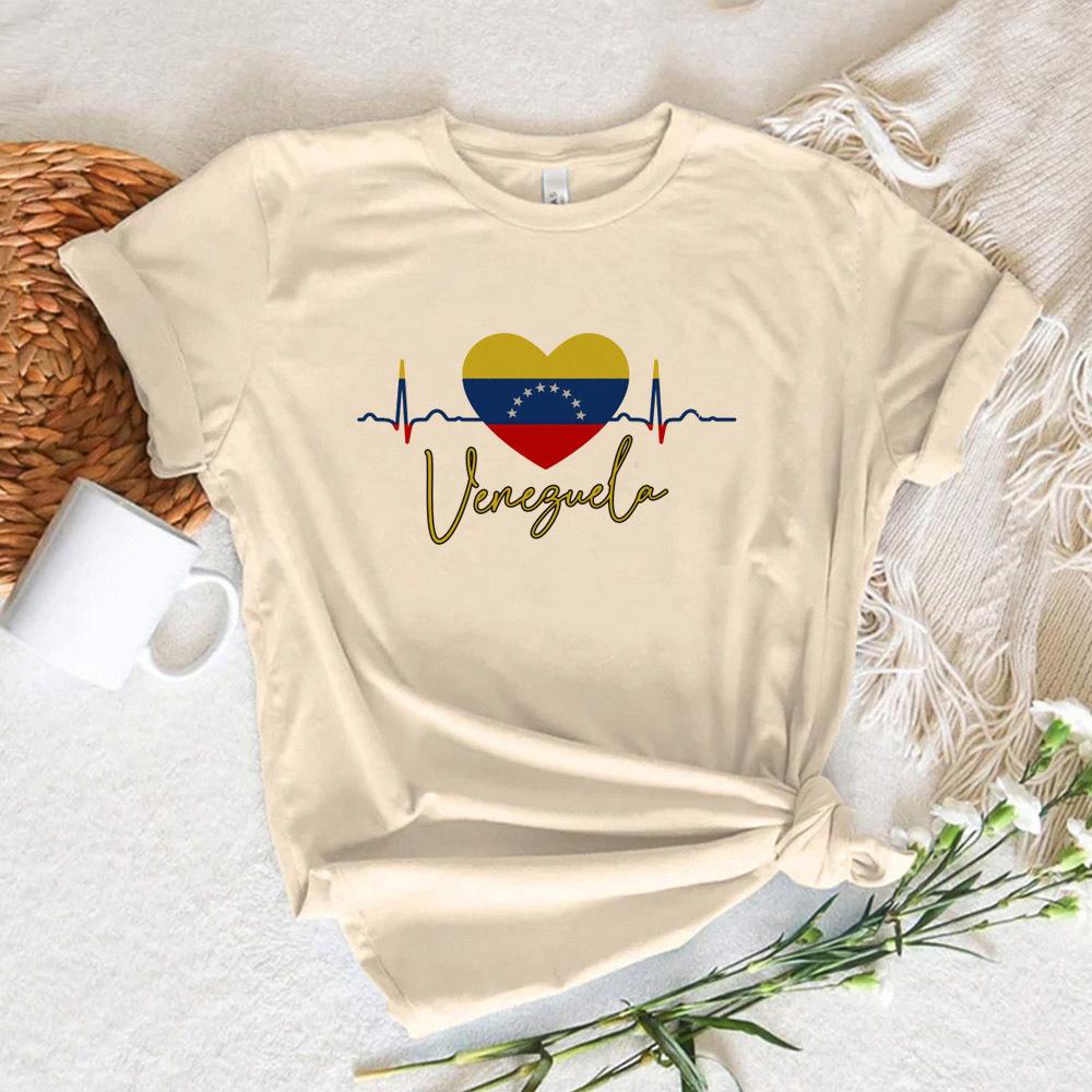 Venezuela Tshirt Women Harajuku Japanese Manga T Shirt Girl Y2k Funny Manga Clothing