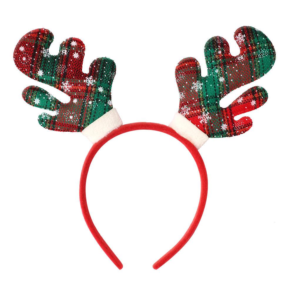 Headband Elegant Christmas With Festive Reindeer Antlers Crafted For Holiday Gatherings