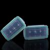2 Pcs Harte Verschleiß beständig Kunststoff Fall Wasserdichte 18650 Batterie Halter Lagerung Box