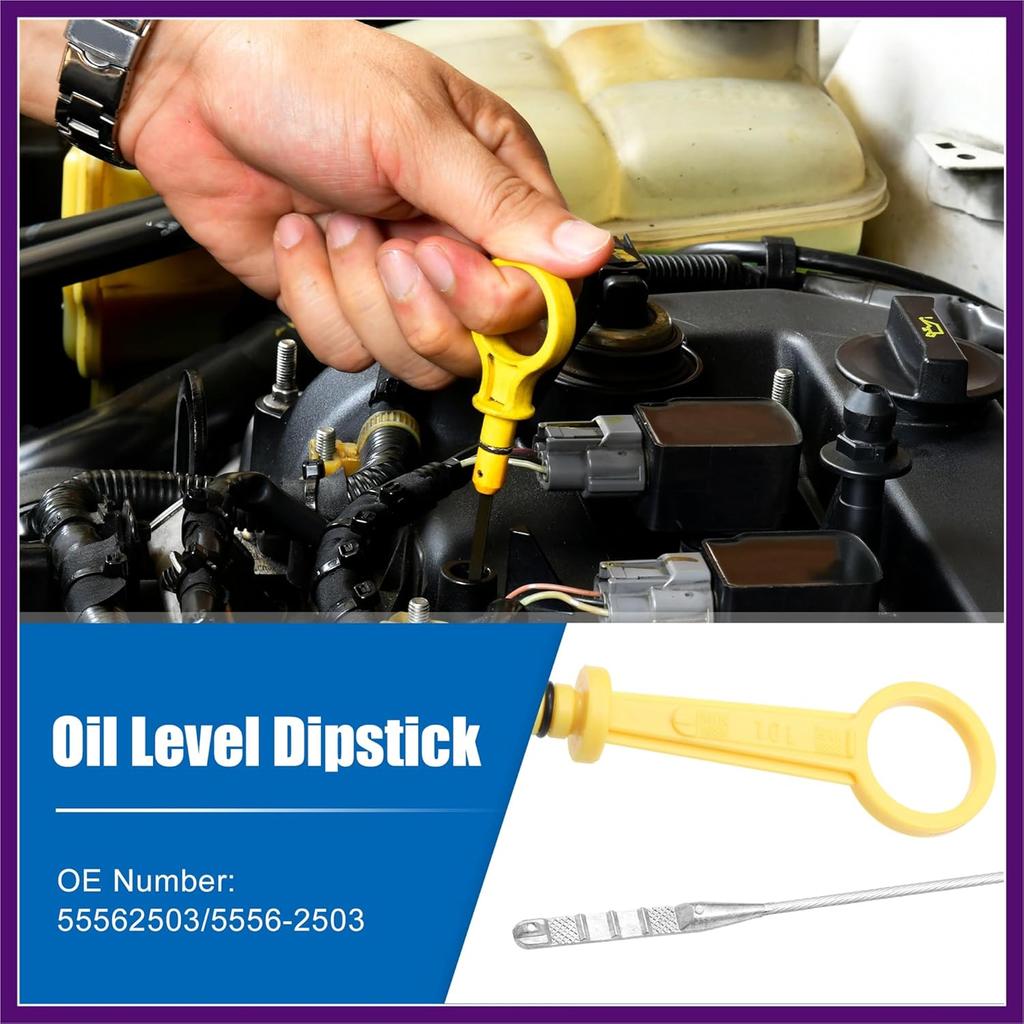 Engine Oil Level Indicator Dipstick for Chevrolet Sonic 2012-2018 for Chevrolet Cruze 2011-2015 for Saturn for Astra 2008 No.55562503/5556-2503