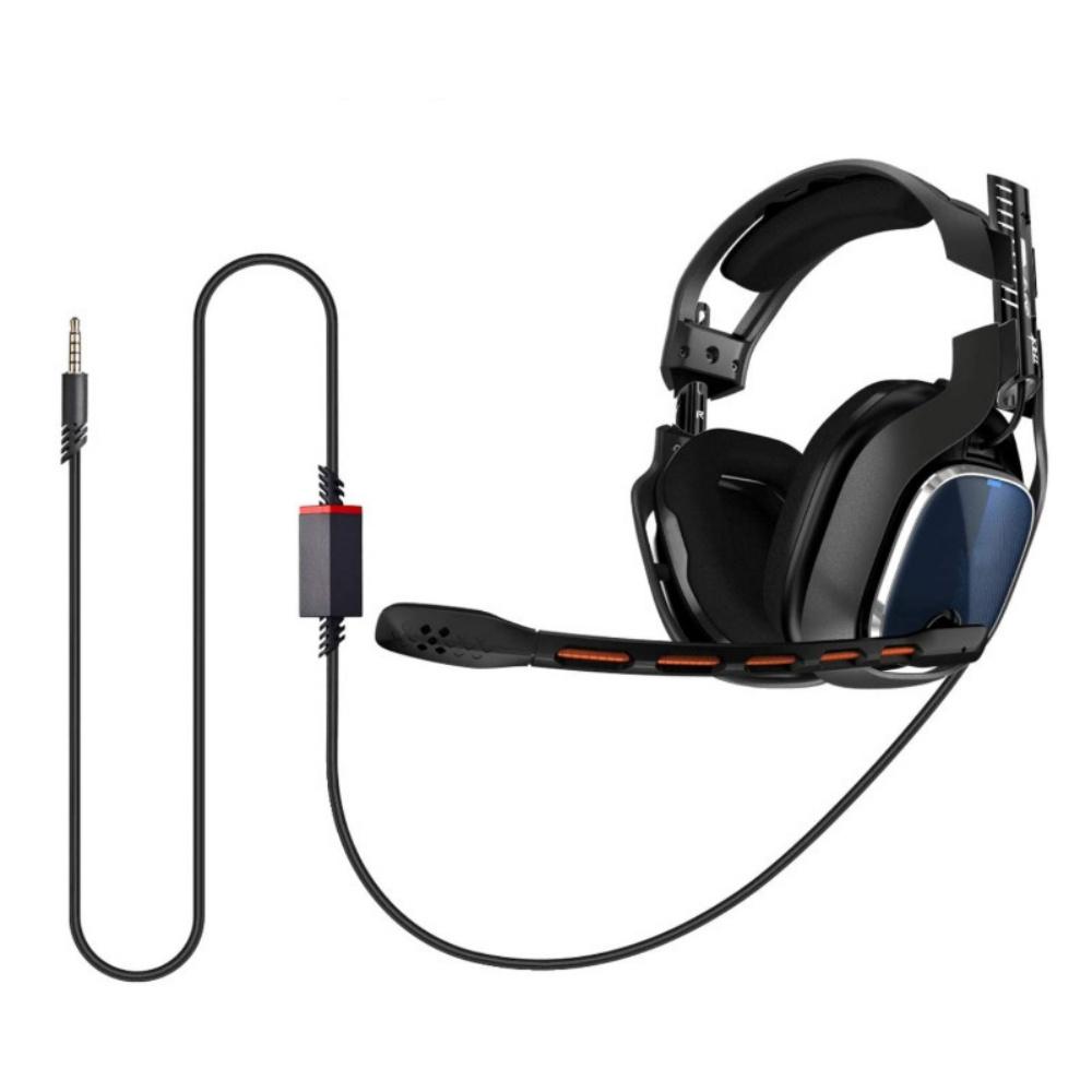 Headset Audio TPE Cable 3.5mm For Logitech Astro A10 A40 TR MixAmp