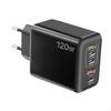 USB C Charging Power Adapter Compact 120W for Multiple Devices Smartphone White