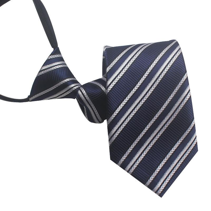 Mens Business Polyester Tie With Arrow Design And Zipper Closure For Office