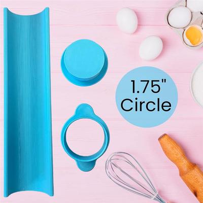 A95I-Backformen für Heimbacken, Geburtstag, Runde Kuchenform 9-Zoll Backblech & 3D-gedruckter Ausstecher-Auswerfer