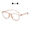 Ultra-Light TR90 Square Eyeglass Frames - Women's Prescription or Men's Blue Light Blocking Option