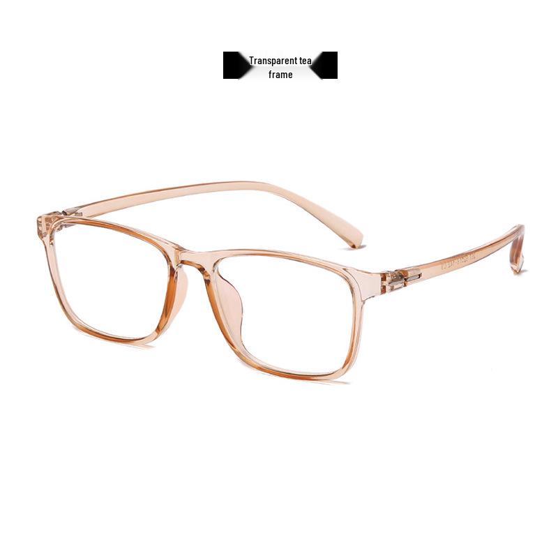 Ultra-Light TR90 Square Eyeglass Frames - Women's Prescription or Men's Blue Light Blocking Option