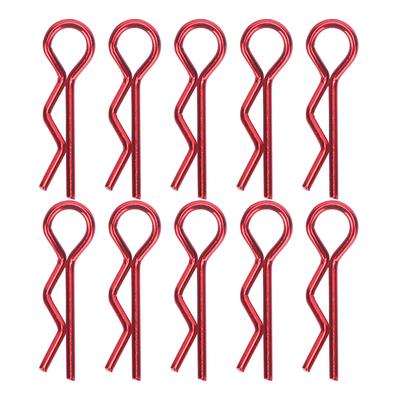 10Pcs 7MM RC Car Shell Clip RShape Metal Body Clips Pins for 1 5 1 6 1 8 1 10 RC Car