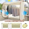 Venkovní kryt na sušení prádla proti dešti a slunci Kryt proti ptačímu trusu Prachový kryt na věšení prádla Sušák
