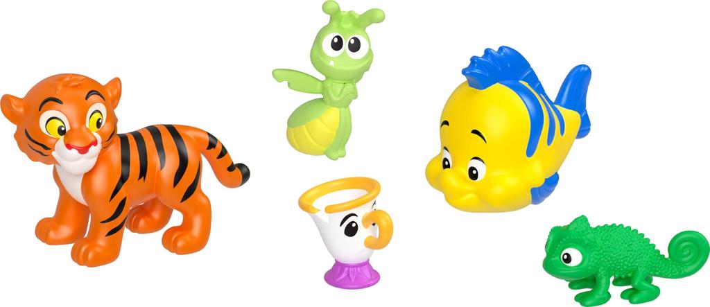 Mattel Disney Princess Friends 5 small poseable dolls in removable skirts or pants and 5 friend 5 inspired by Disney & figures, movies.