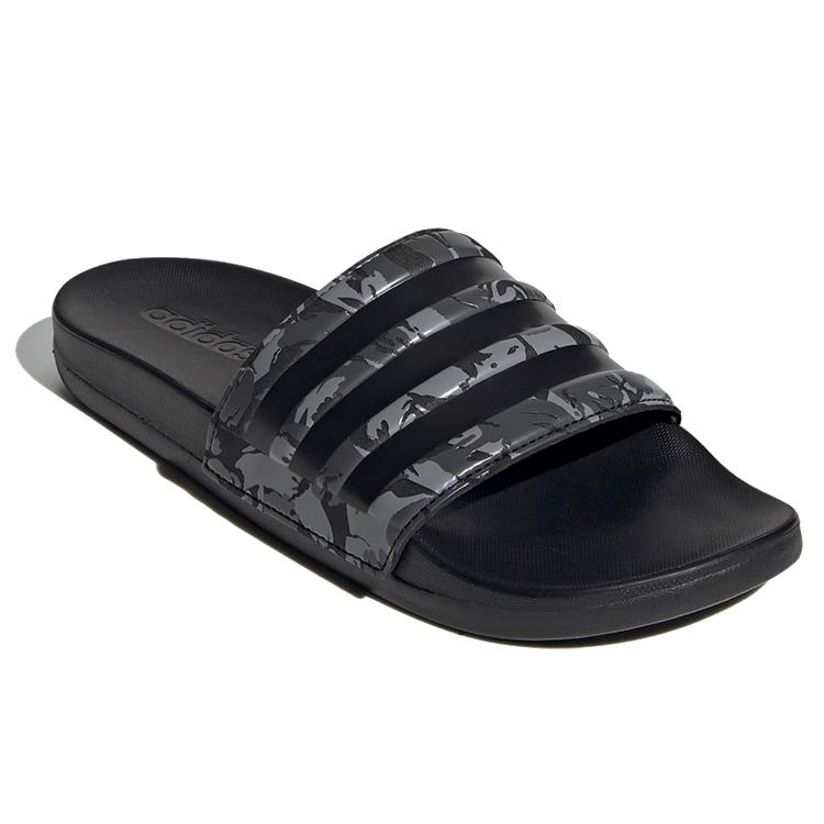 New Adilette Adidas Comfort Slide 'Grey Camo' FZ1755