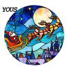 LED Coasters for Drinks Light Up Acrylic Coaster Glowing Drink Cocktail Glasses Cup Mats Luminous Bar Mat, Reusable Home Party Decor Modern