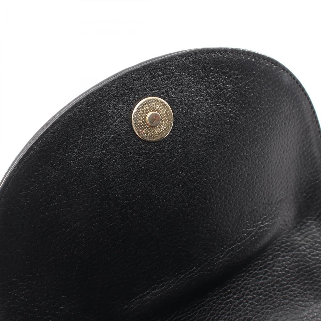 Used MCM Studs Rucksack Backpack leather Black Used Women