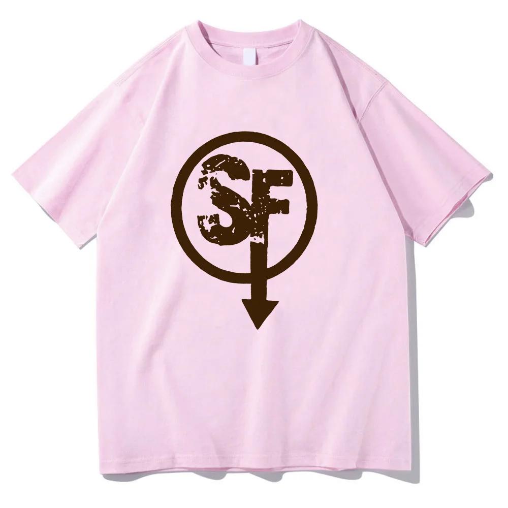 

Sally Face Game SF Tees Men Women -shirts Crewneck Short Sleeve Casual Comfort Graphic T Shirt High Street Y2K Clothing XXXL чорний