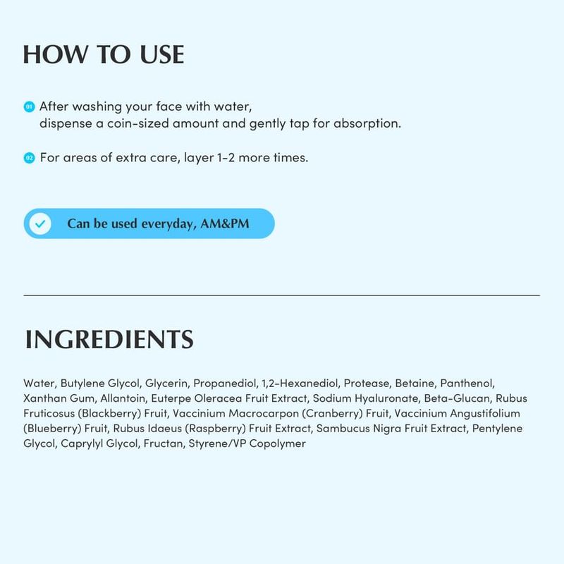 Eqqualberry Swimming Pool Daily Facial Toner 300ml Bundle Set