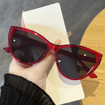 Unisex Fashion Sunglasses Classic Cat Eye Large Frame UV400 Sunscreen for Women Outdoor Riding Driving