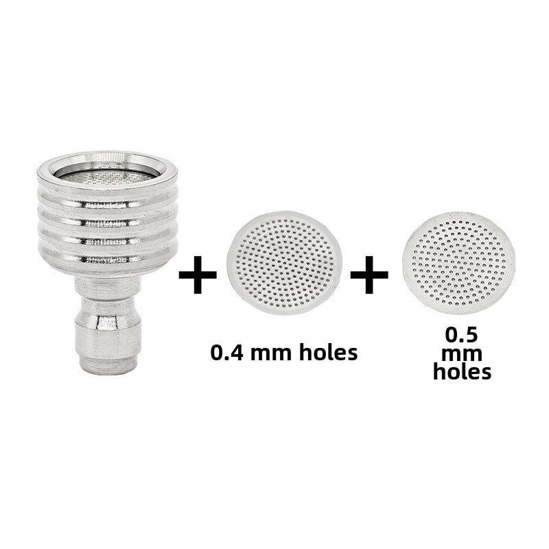 Steel Nozzle Small Showerhead Quick Connection Design