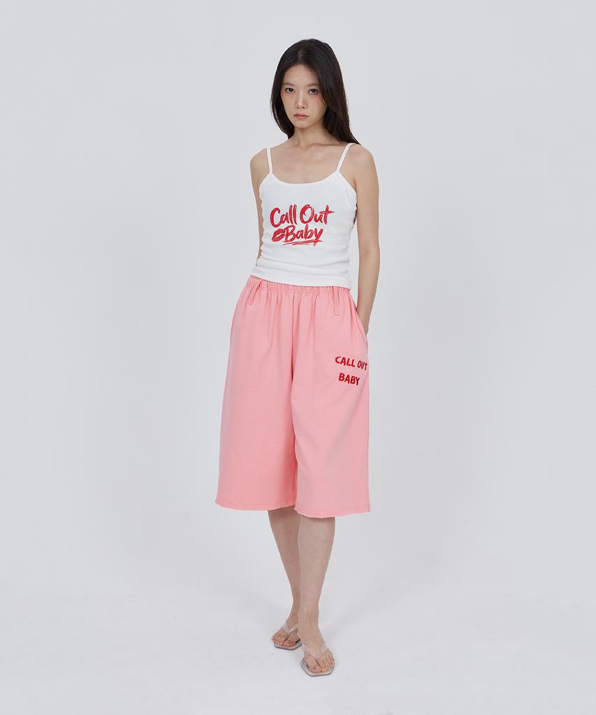 CONY Connie Callout Baby Sweat Shorts / Pink