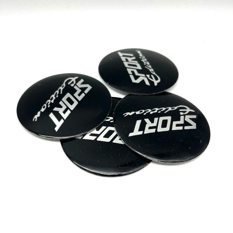 4pcs/Lot 56mm 60mm Universal Car Wheel Center HubCap Sticker Sport Edition Badge Emblem Sticker Styling Auto Accessorie