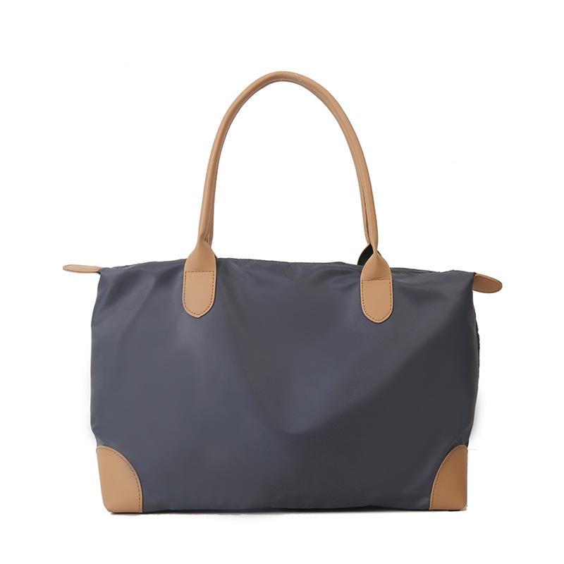 Bolso Tote Casual de Moda de Tela Oxford - Gran Capacidad, Bolso Versátil de Un Solo Hombro para Principios de Otoño