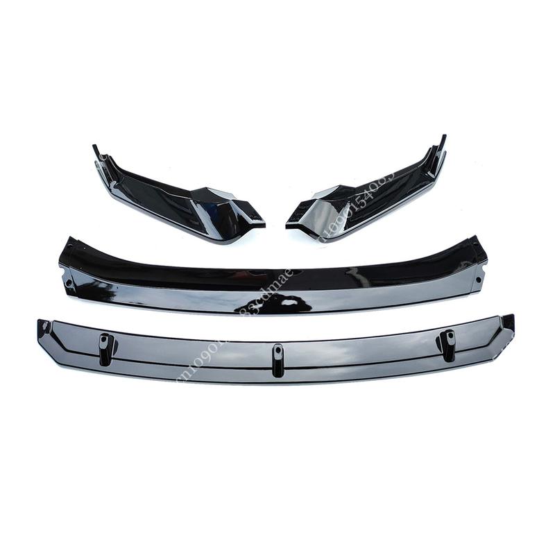 For Volkswagen VW Tiguan Allspace 2021-2024 TSI Life/Elegance/Adventure Front Bumper Lip Spoiler Splitter Diffuser Trim Tuning