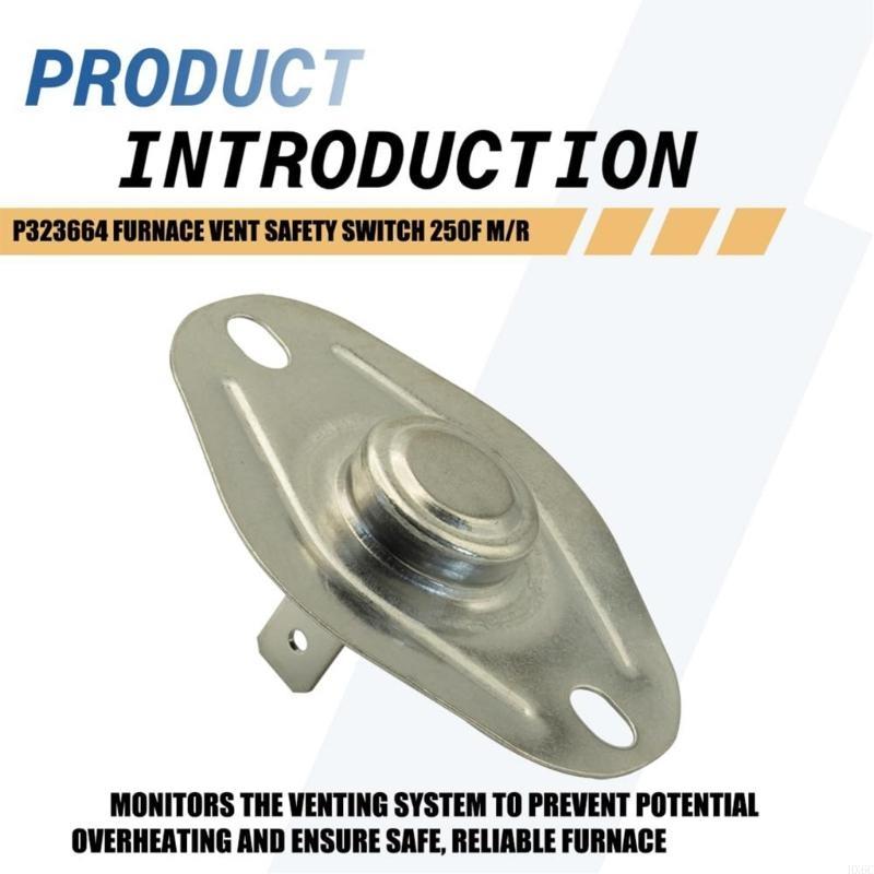 

P323664 Vent Safety Switches Manual Reset Universals Replacement Parts For Various Models Easy to Use HX6C CN