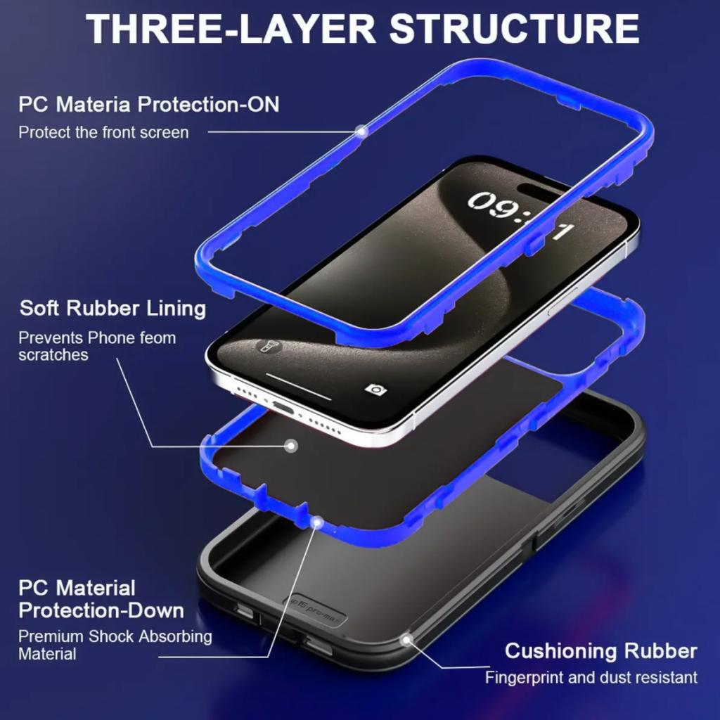 Robuste Armor Defender Hülle für Samsung Galaxy A57/37/27/17/07 A56/36/26/16/06/55/35 Unterstützt kabelloses Laden Ott Box Abdeckung