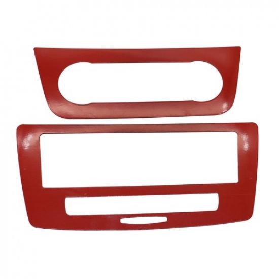 Carbon Fiber Inner Center Console CD Panel Trim For Benz GLE W166 2015-2018