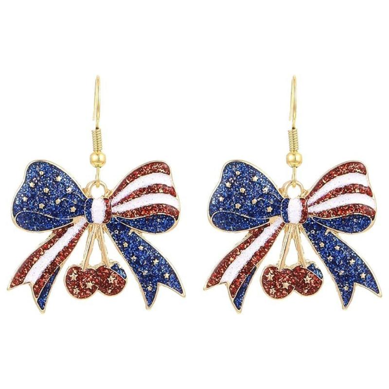 Delicate Earrings Independence Day Theme Fashion Accessories Party Earrings Suitable for Casual or Formal Occasions