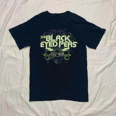 2011 Miami Tour The Black Eyed Peas Band Shirt Black Unisex S-5XL 1K0255 Unisex T-Shirt