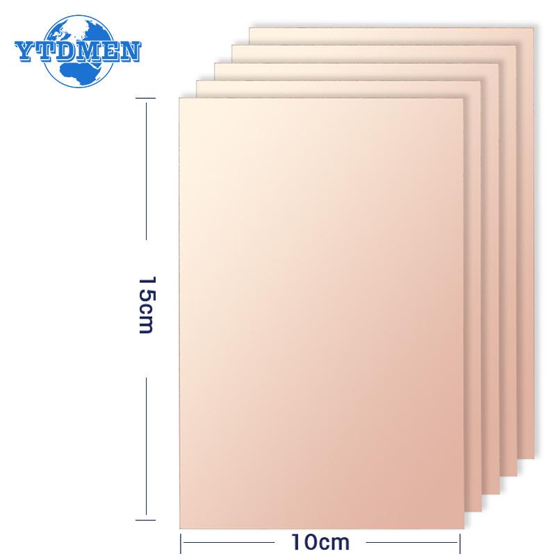 5/10PCS FR4 Copper Clad Board 10x15cm Single Side Plate DIY PCB Kit for Arduino