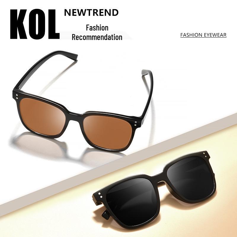 Bestfen Sunset Blush Square Polarized Sunglasses with UV Protection TY05F