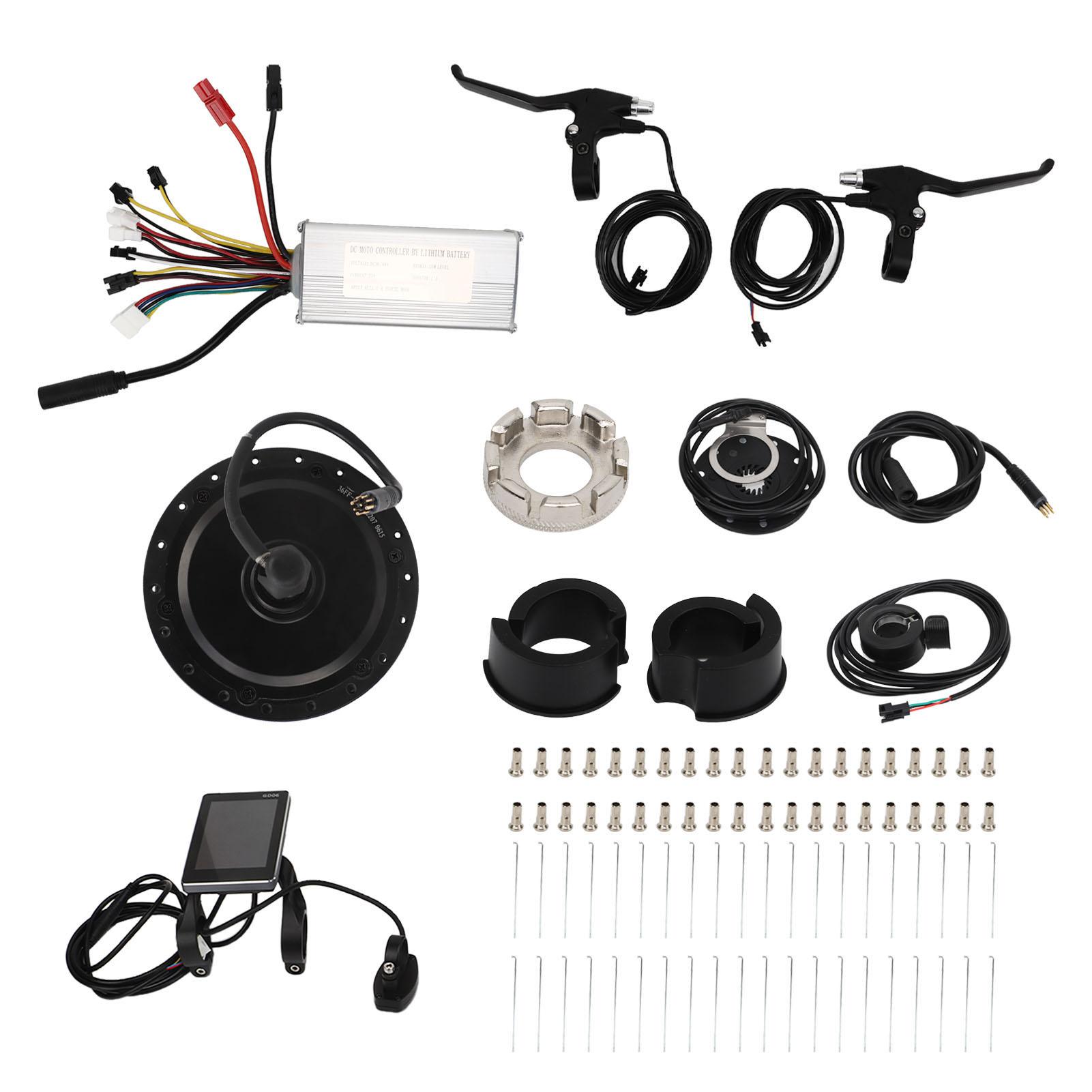 

Electric Bike Conversion Kit 36V 500W Heat Dissipation Bike Rear Drive Motor Wheel Kit for Folding Mountain Bikes For