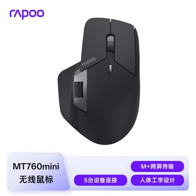 Souris d'ordinateur ergonomique Rapoo MT760 Mini Multi-Mode