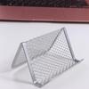 Portable Business Card Display Stand Metal Mesh Name Card Display Holder  Office Desk