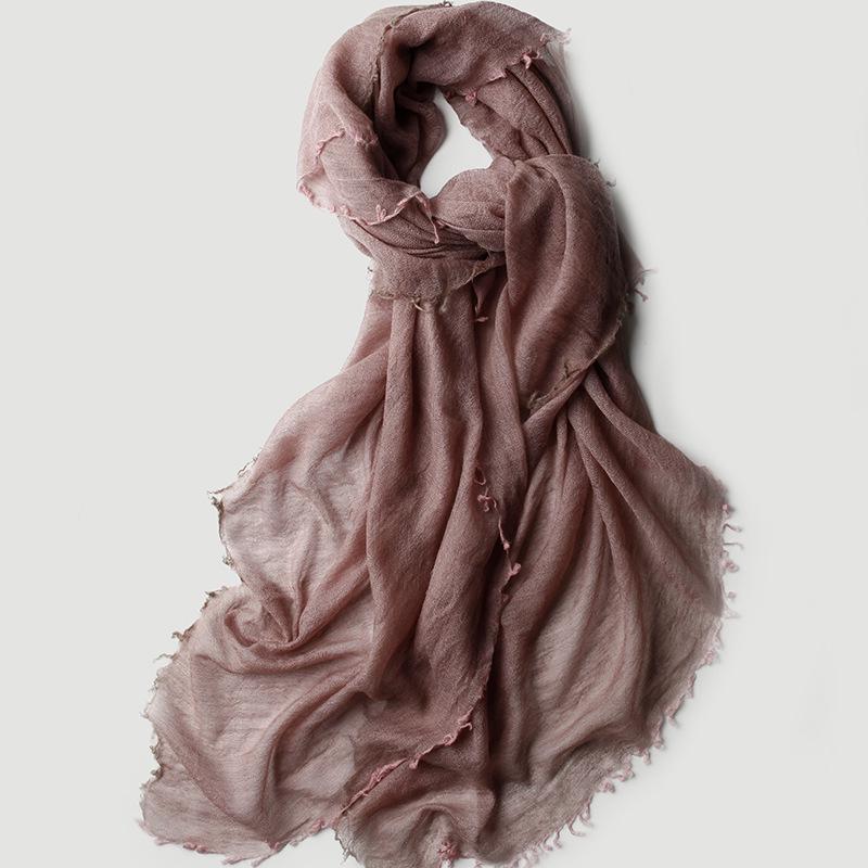 Women's Four-Sided Cashmere Scarf: Large Square, Warm for Spring, Autumn, and Winter