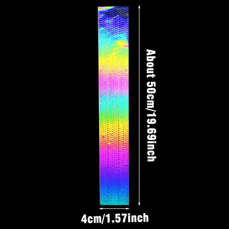 4X50Cm Holographic Fish Scale Transfer Foil Reflective Film Paper Diy Laser Silver Decal Stamping Foil For Fishing Lure Film