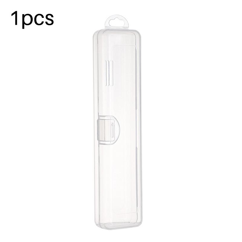 Cosmetic Brush Storage Box Portable Eyebrow Pencil Storage Case Dustproof Transparent Cosmetic Organizer Container Makeup Tools