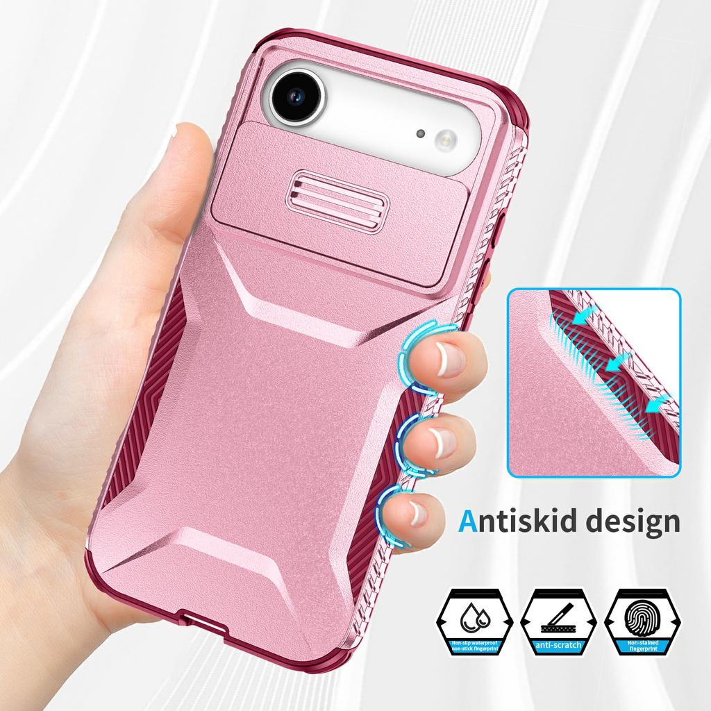 For iPhone Air Case Camshield TPU + PC Phone Cover Non-Slip Side Edge