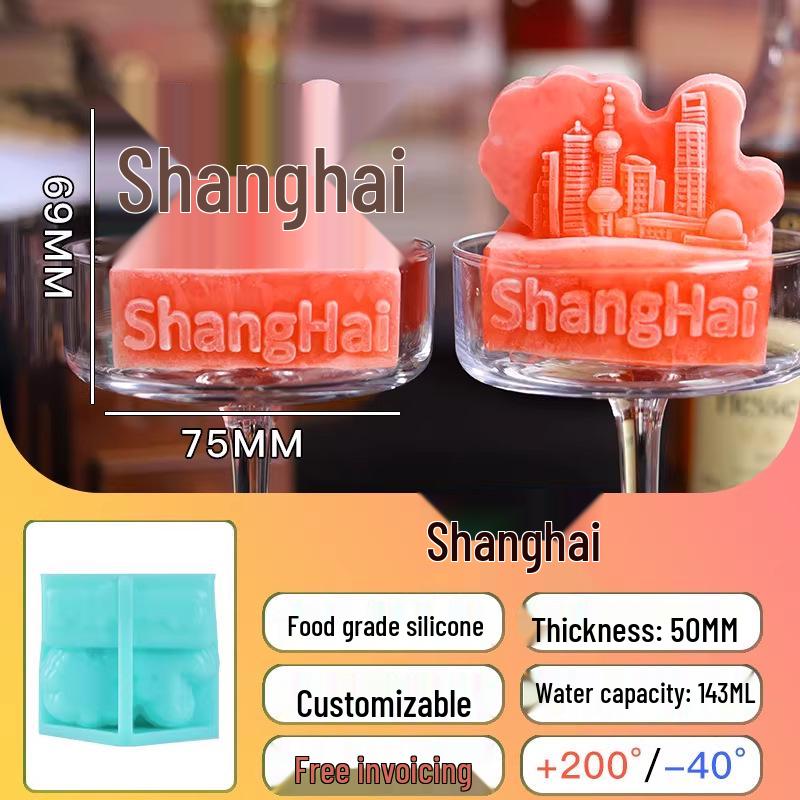 Crocodile-Shaped Silicone Ice Cube Tray for Whiskey – Large, Food-Grade, Cartoon Design