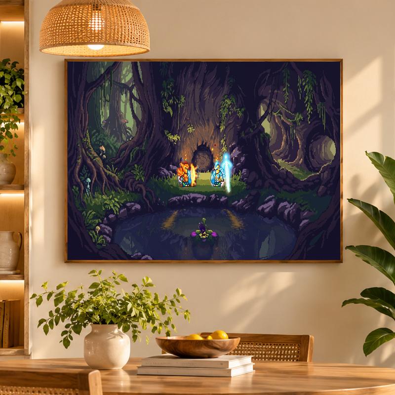 5D Diamond Painting Terraria DIY Full Drill Diamond Art Kit Home Decoration