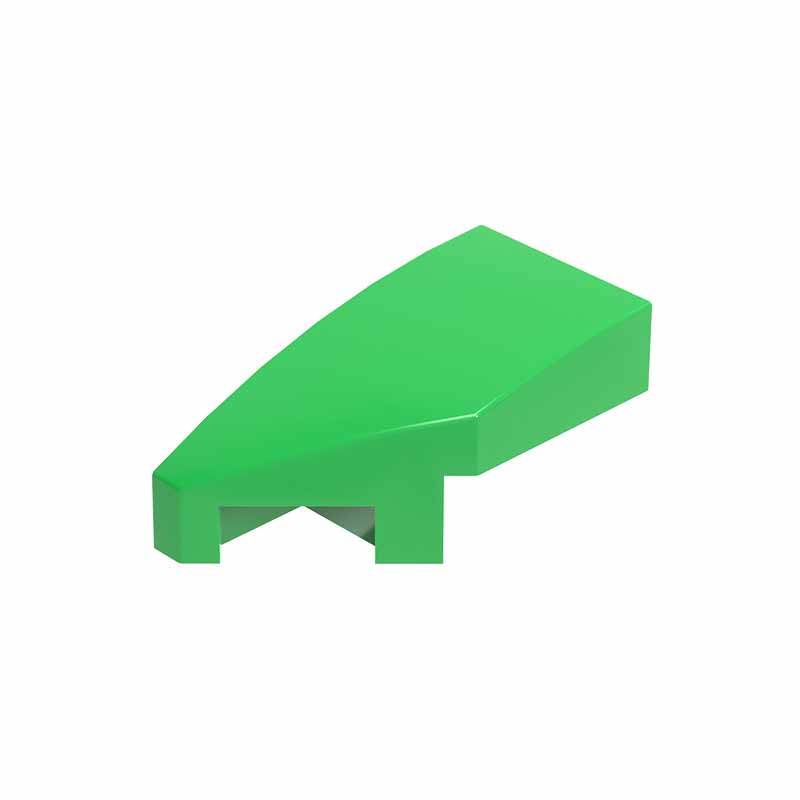 55PCS MOC Compatible Building Blocks 29120 Parts 1x2 Wedge-shaped Curved Panel (left) DIY Children's Toy Gift