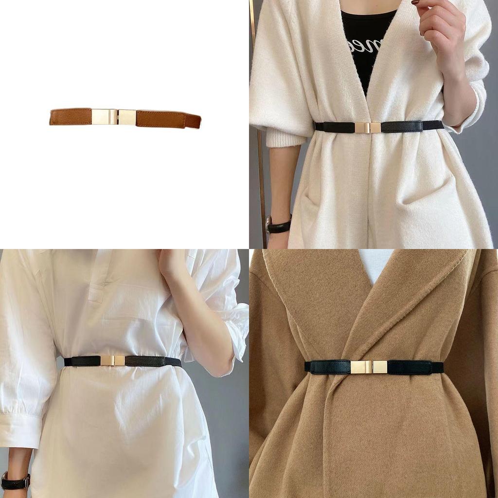 Stylish Wide Waist Belt For Women Fall Winter 2023 Pu Material Comfortable Design