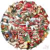 50Pcs/Set Retro ChristmasPET Stickers Waterproof DIY Fashion Doodle Decals Stickers