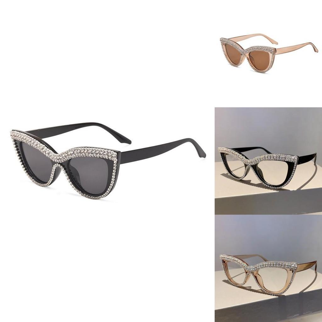 Vintage European American Punk Style Sunglasses Retro Fashion Street Snap Sunshade Shades Tea Color Lens