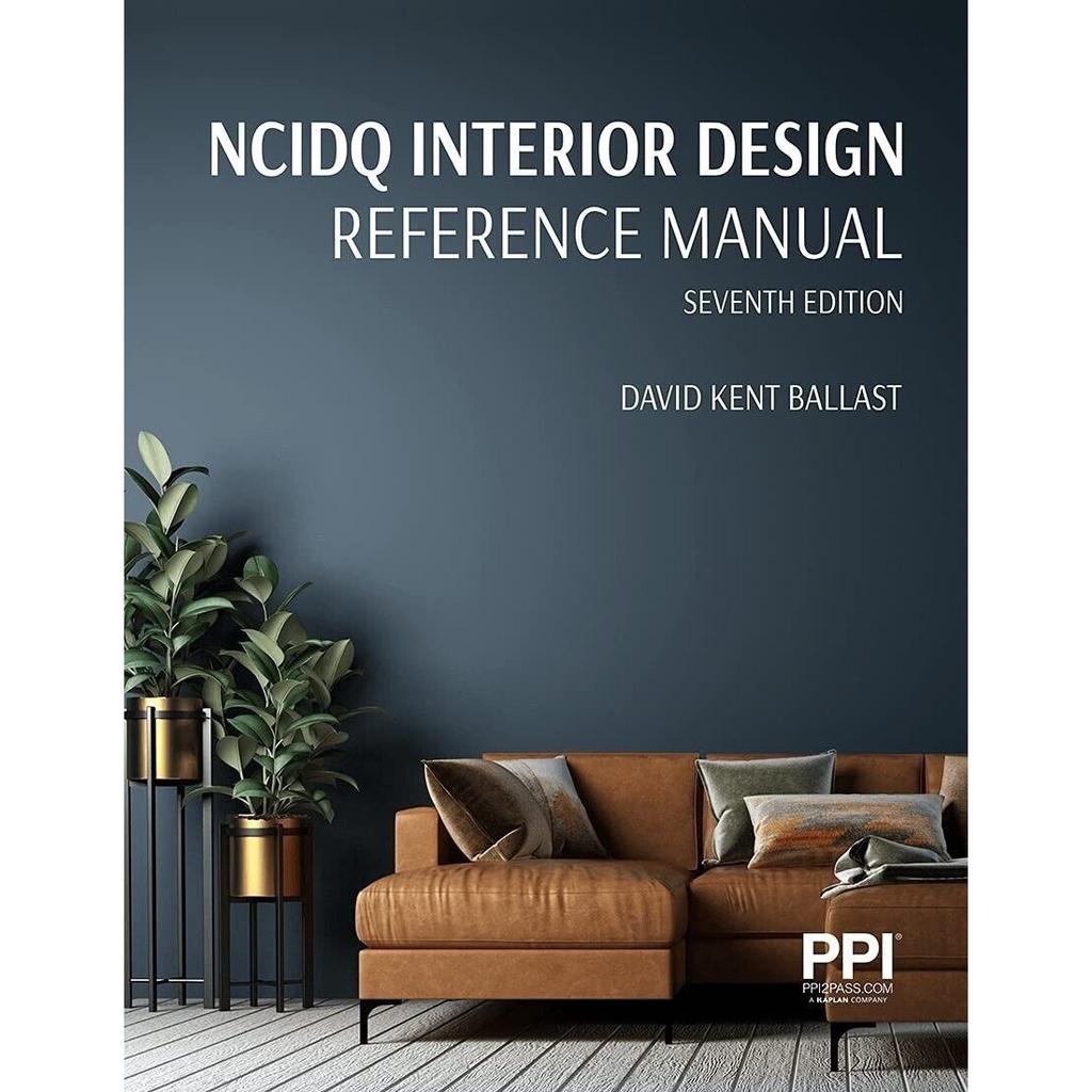 NCIDQ Interior Design Reference Manual Paperback UKN88