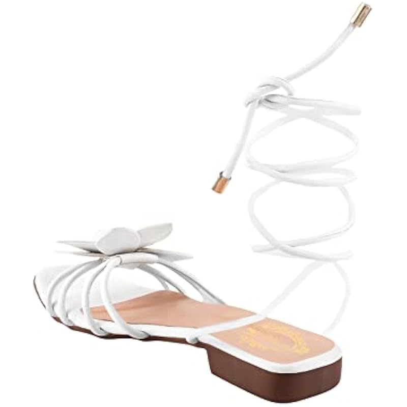 Shoetopia Girls Active White Flat Sandal - 7 Uk (Girls-Active-White) 7 UK белый